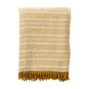 Klippan plaid wol Alm, honey